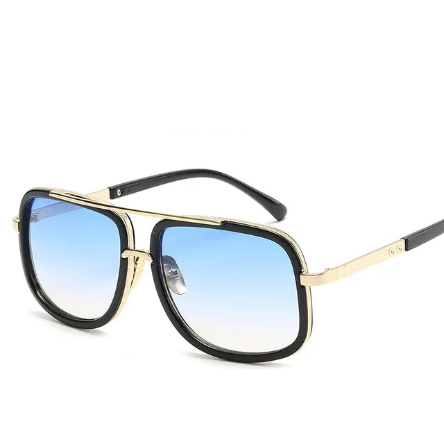 2020 Novos óculos de sol quadrados de alta qualidade Homens piloto vintage retro tonalidades mensais de sol para óculos de sol masculino 2018 zonnebril mannen1286o