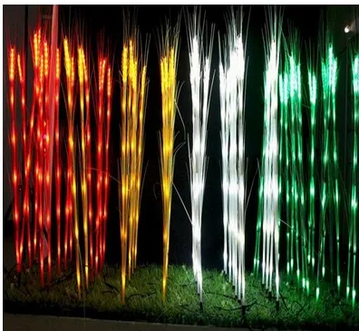 New Wheat seedling LED lamp decoration Reed lamp decoration outdoor Christmas lights Ground light 264O