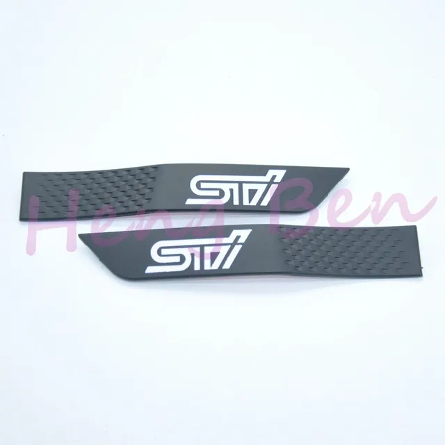 HB STI for Subaru Badge ABS Fender Scuff Door Scratch Bumper Strip 3D Stickers Fender219C