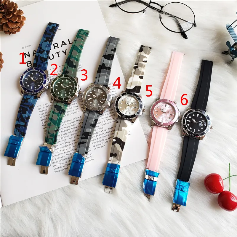 Men's 40mm Rubber Bracelet Watch 116660 Quartz Business Casual SEA Mens Watch with Good Quality Top LLS304J