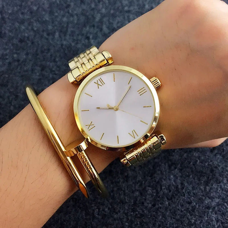 Модные популярные повседневные часы лучшего бренда для женщин и девочек, стальной металлический ремешок, кварцевые наручные часы A01271q