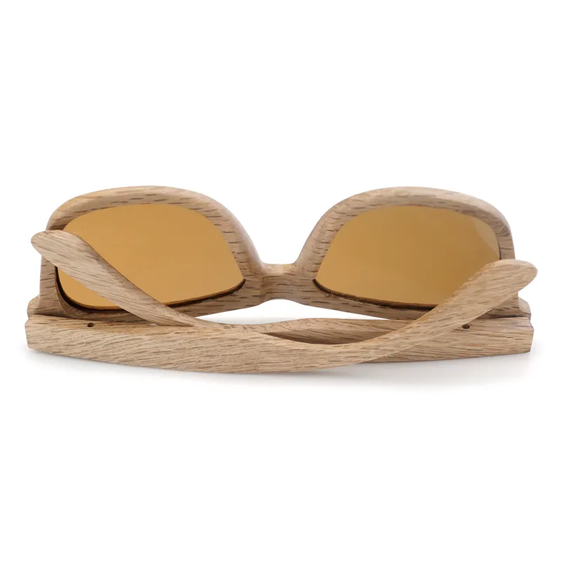 Bobo Bird AG007 Wood Sunglasses手作り自然木製偏光サングラス