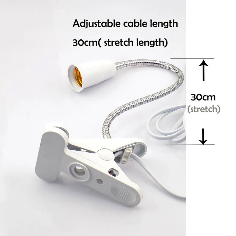60 126 200 LED成長電球360植物花野菜のための柔軟なランプホルダークリップ成長屋内温室水耕栽培D2 0234M