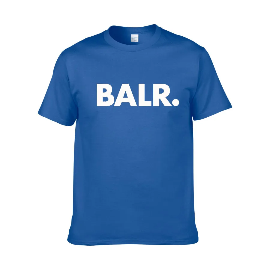 2018 new summer brand BALR clothing O-neck youth men`s T-shirt printing Hip Hop t-shirt 100% cotton fashion men T-shirts
