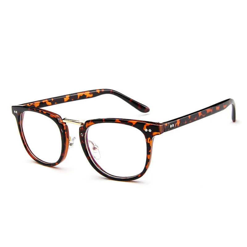 Mode Vierkante Brilmontuur Mannen 2022 Hoge Kwaliteit Recept Oog Optische Klinknagel Brillen Frame Retro Vrouwen Spektakel Eyewear2561