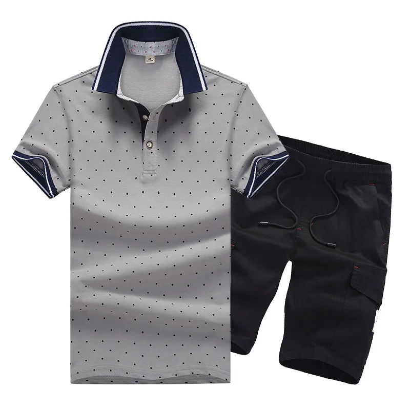 4XL Chándal para hombre Summer Dot Printe