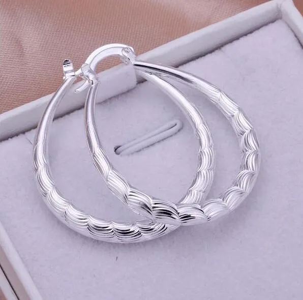 2020 Hot Koop Dames Plating Sterling Silver Earring Mixed 10style Hoogwaardige Mode 925 Silver Cirkels Ronde Oorbellen