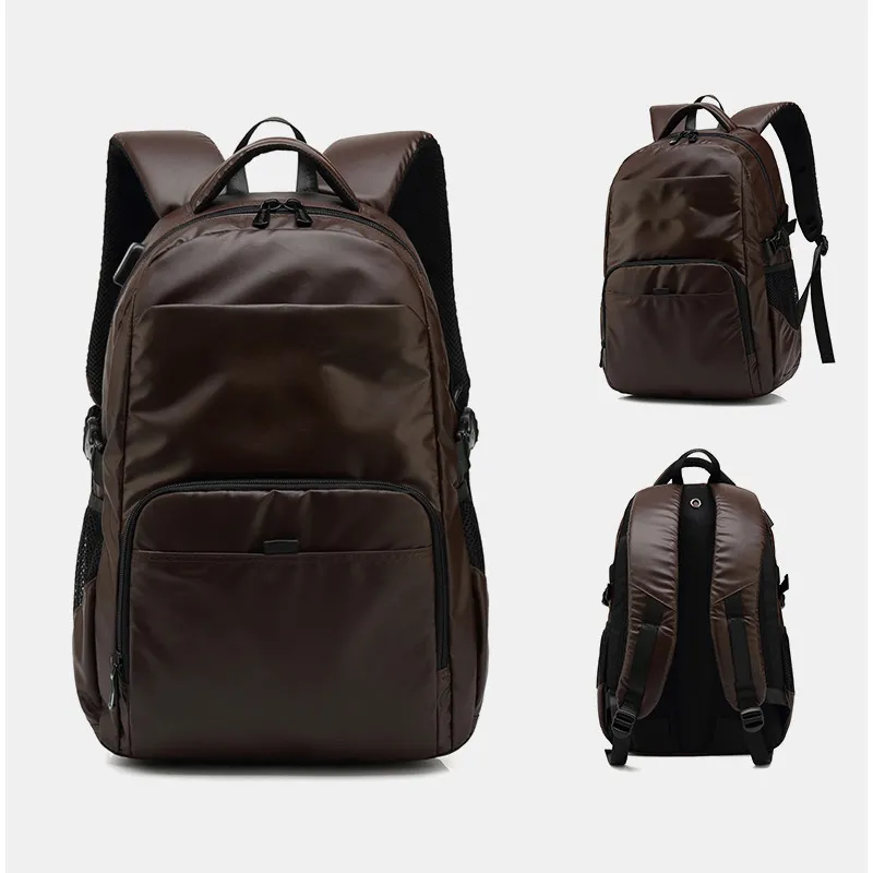 Black Backpack Male for Travel Backpacks for Men Waterproof Business Back Pack Bag Laptop Bagpack Men Bookbag Large252y