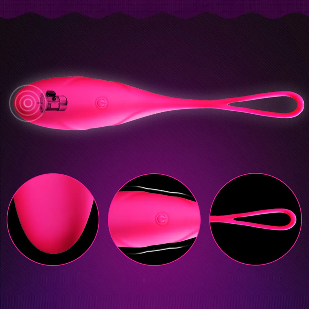 IKOKY Kegel esercizio Palla Giochi adulti Negozio di vibratori Koro USB Ricaricabile Giocattoli sessuali donna femminile Vagina Trainer Vibratore S1018