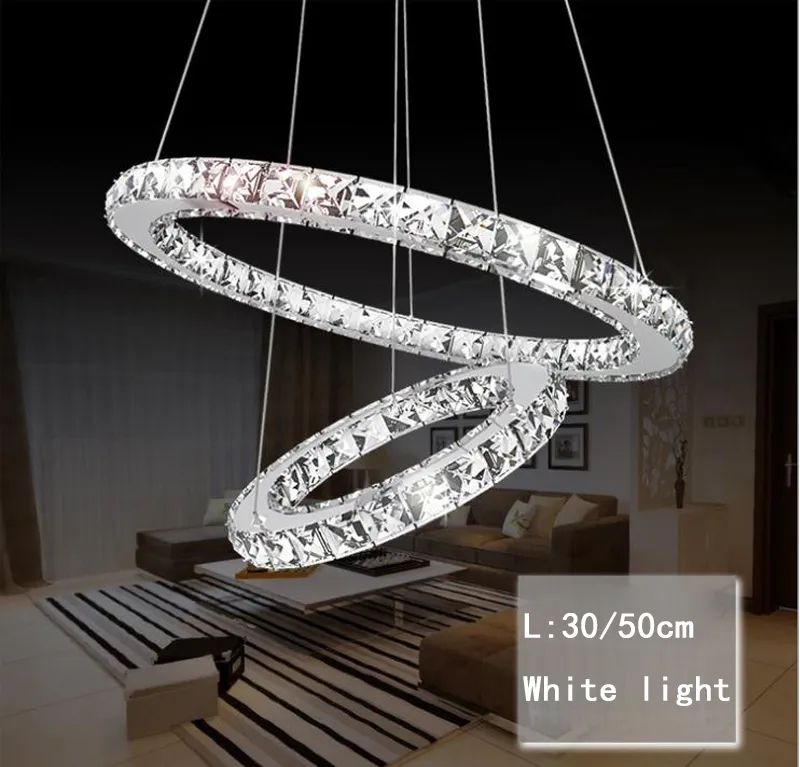 Modern LED Crystal Chandelier Lights Lamp For Living Room Cristal Lustre Chandeliers Lighting Pendant Hanging Ceiling Fixtures289g