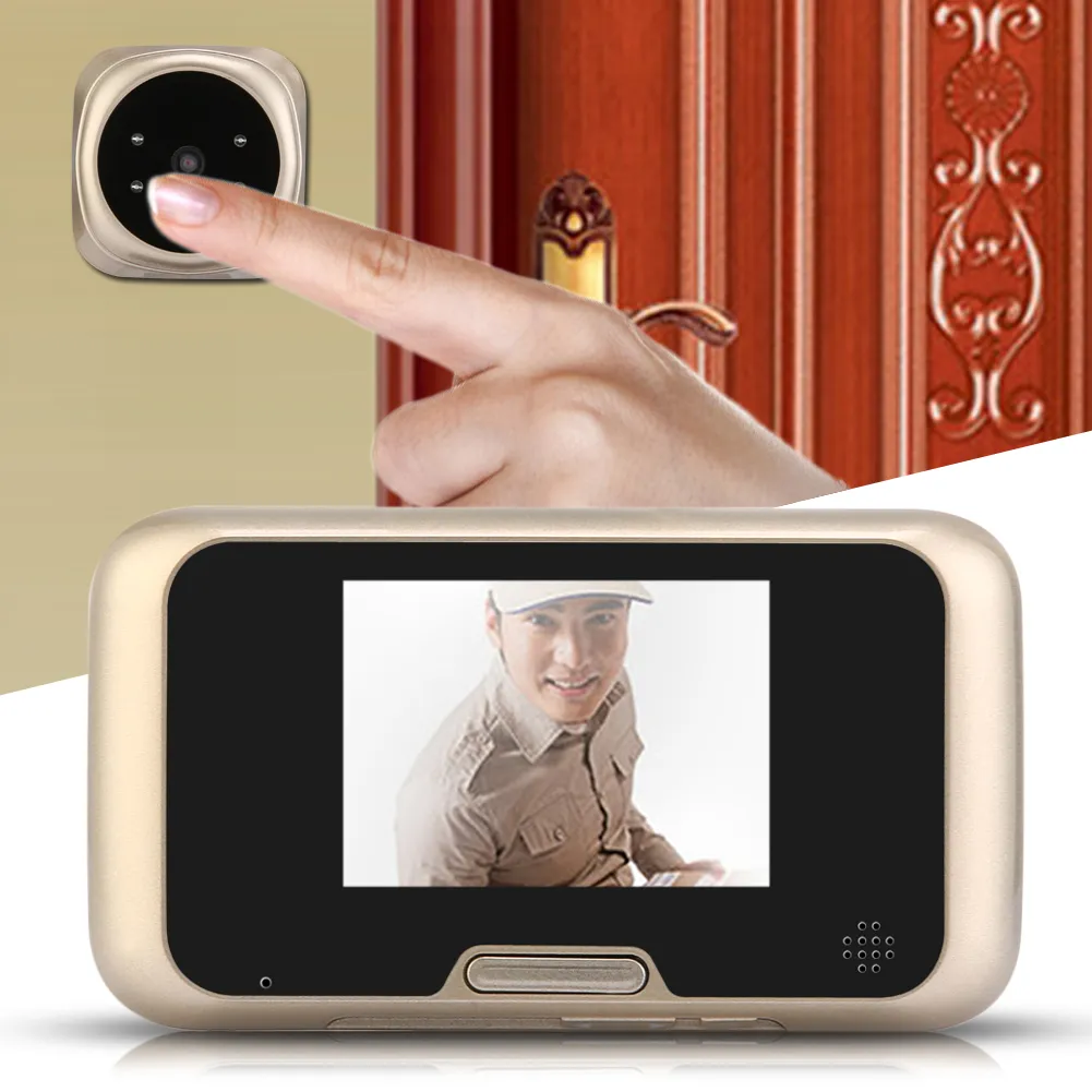 3.2 inch HD Digital LCD Peephole Viewer Door Magic Eye Doorbell Color IR Camera Night version TFT LED Display Screen