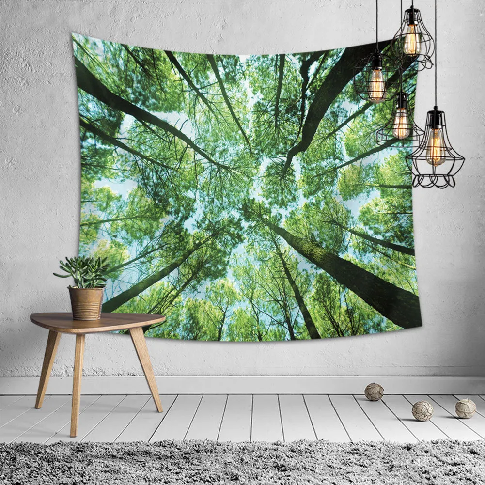 8 Design tenture murale tapisserie série jungle impression serviette de plage châle nappe pique-nique tapis drap de lit décoration de la maison fête back196E