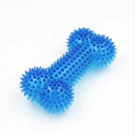 Dog Toy Pet Dog Chew Squeak Toy för stora hundinteraktiva bentänder Rengöring av gummilasticitet Puppy2151