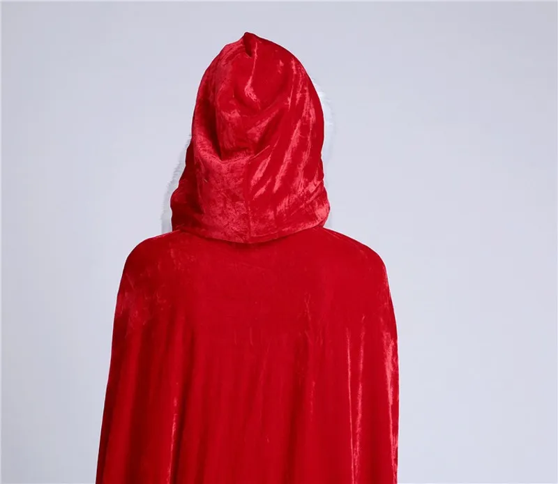 Mulheres crianças capa trajes de halloween roupas de natal vermelho sexy capa com capuz acessórios traje cosplay286a