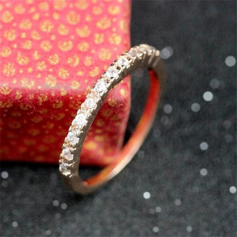 YHAMNI оригинальный 18KGP штамп позолоченный комплект колец австрийские кристаллы ювелирное кольцо совершенно новое модное ювелирное изделие подарок ZR133253E