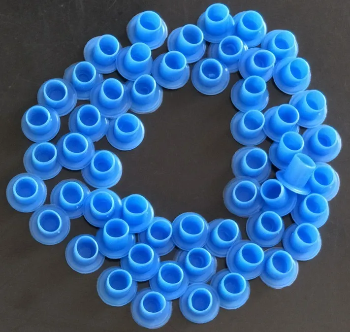 Neue Ankunft Großhandel-Blau TATTOO TINTE CUPS Caps Pigment Liefert Kleine Größe Tattoo Supplies Für Maschine Kits 1000 stücke