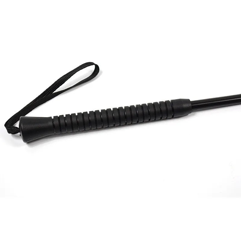 53cm Length Black PU Leather Rivet Sex Whip Riding Crop Spanking Paddle Sex Toys Product Flogger for Couple Adult Sex Games07