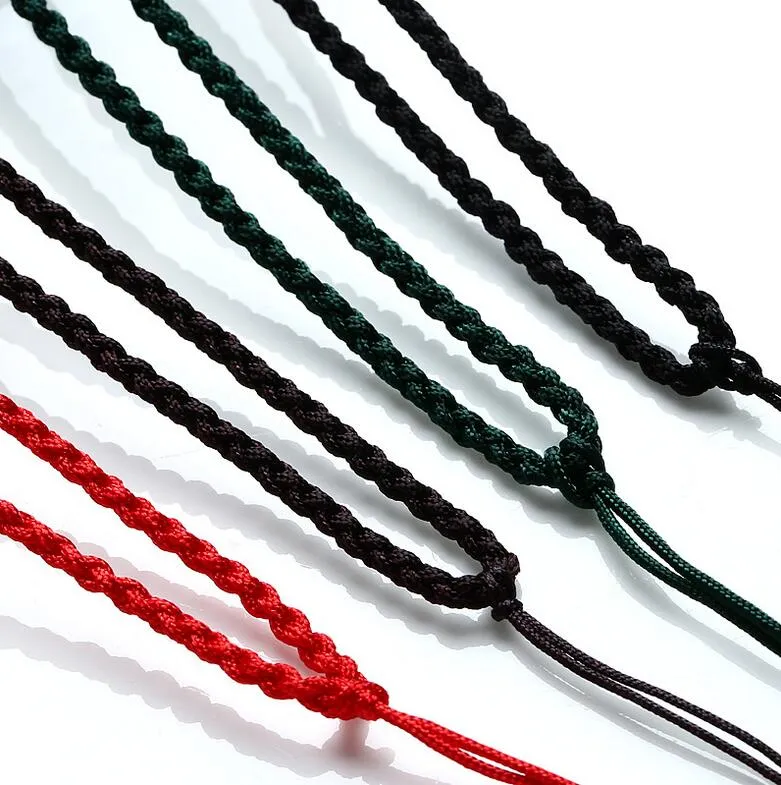 Collier en ligne Pure, corde entière, mélange et assortiment, lanière tissée à la main, pendentif, corde, pendentif 266l