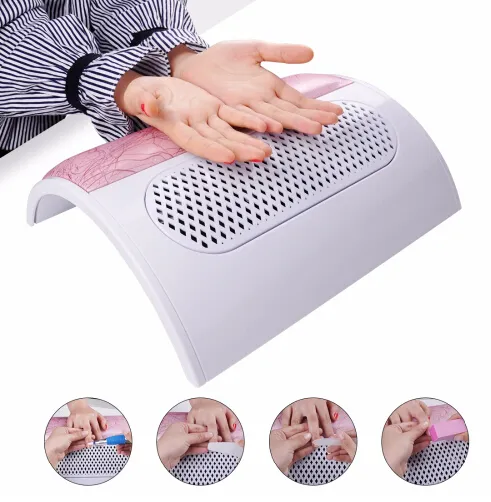 NEW ARRIVAL Biutee Powerful Nail Dust Suction Collector with 3 Fan Vacuum Cleaner Manicure Tools with 2 Dust Collecting Bags