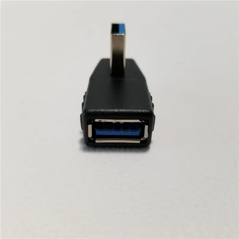 90도 직각 방향 USB 3.0 유형 A 수컷에서 암컷 M/F 어댑터 커넥터