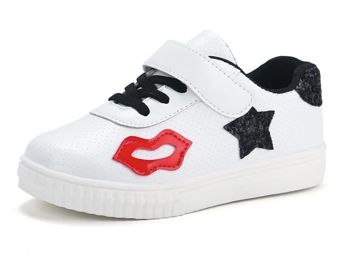 2018 Nova Venda Quente Moda Baby Baby Stars Sapatos Casuais Feminino Sneakers Crianças Zapatillas Deportivas Mujer Amantes Sapatos Femininos