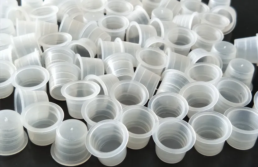 New Large Size Tattoo Ink Cups Caps Supply Professional Permanent Tattoo Accessory for Tattoo Machine Plastic