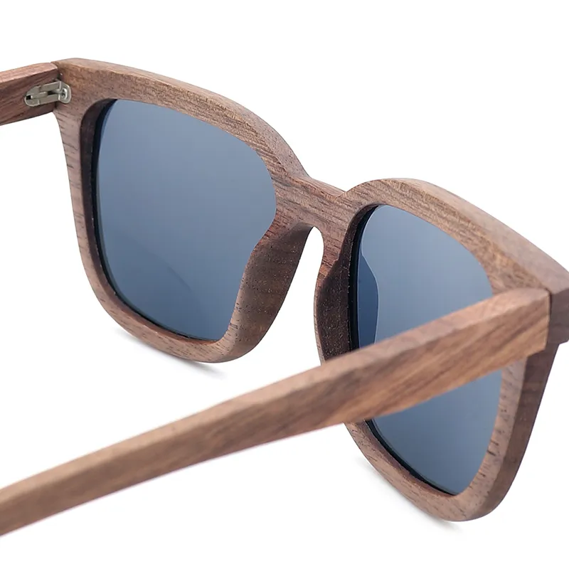 Bobo bird óculos de sol vintage masculino, óculos de sol de madeira polarizados retrô femininos uv400 em caixa de presente de madeira V-AG010226d