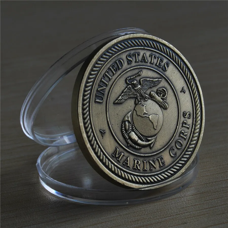 Акция 5 шт. в партии, НОВАЯ монета Корпуса морской пехоты США, 72 девственницы, бронзовая антикварная монета 249 м