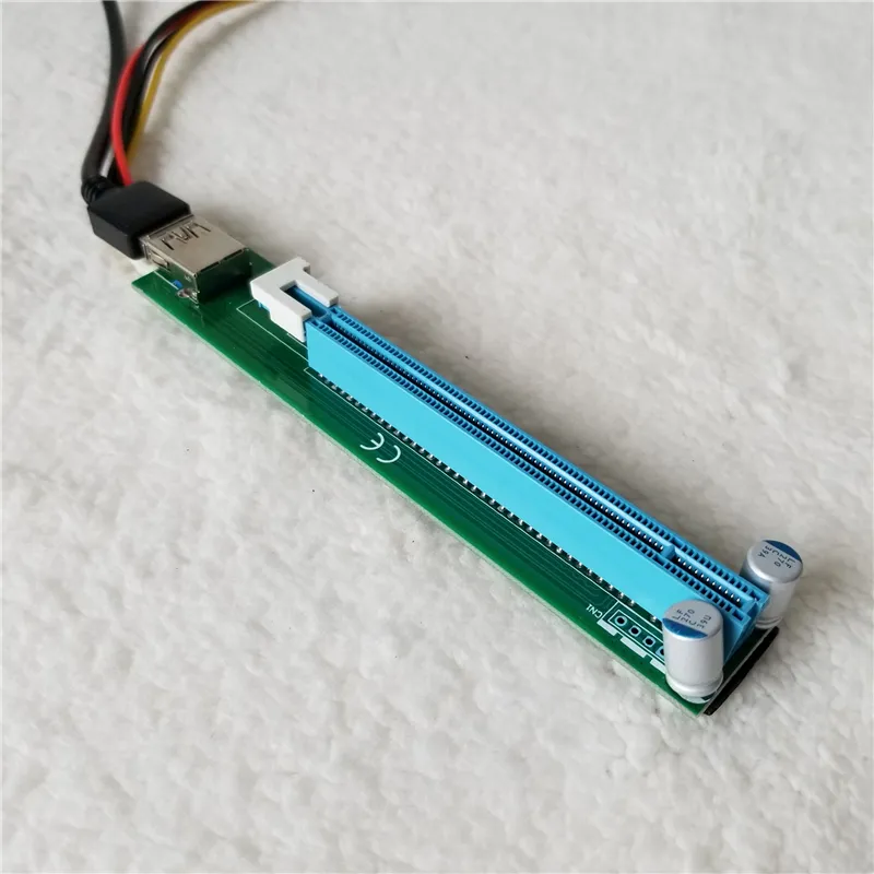 USB 3.I-E Express Kablosu 6Pin Grafik Kartı 1x ila 16x Genişletici Yükseltici Kurulu Kart Adaptörü SATA Kablosu ile BTC Miner DIY