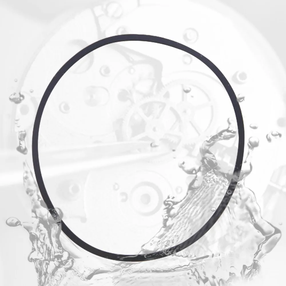 Zestawy narzędzi naprawczych 0 5mm 0 6 mm Dia guma o pierścień wodoodporny okrągły zegarek tylne uszczelki Uszczelki Zestaw 12-30 mm moda 256m