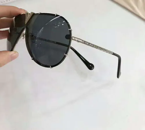 Klassiska pilot solglasögon för män guldgrå skuggad Sonnenbrille mode solglasögon gafas de sol ny med box295b