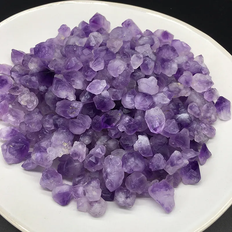 8–25 mm, 100 g, natürliche Amethyst-Zahnsteinperlen, unregelmäßige lose Lavendel-Amethyst-Rohsteinperlen, Mineralproben308F