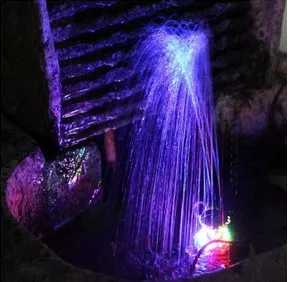 12 LED 0 6 pouces de diamètre RGBY changement de couleur anneau de fontaine submergée pompe à eau éclairage fontaine éclairage aquarium246a