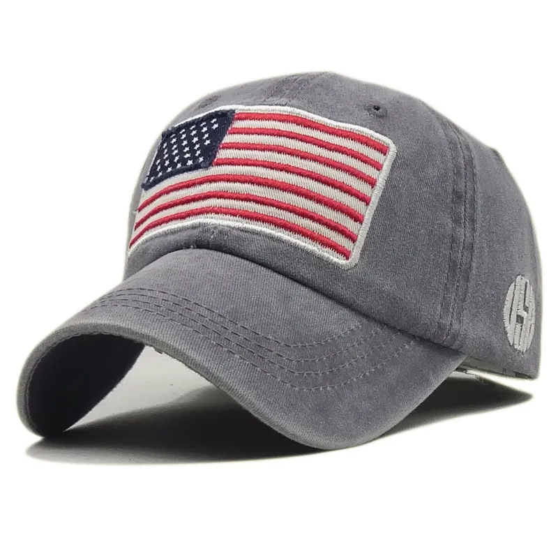 American Flag Baseball Cap Truck Caps Dad Hut Snapback Hip Hop Cap Hats Männer Frauen Rabatt Whole2374