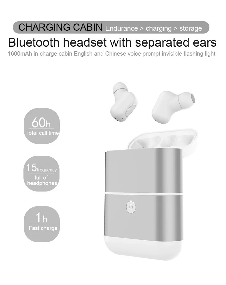 Suministro Al Por Mayor X2 TWS Mini Auriculares Inalámbricos Bluetooth  Auriculares Inalámbricos De Una Pieza / Muestra Impermeable Caja De Carga  Del Micrófono Estéreo Para El Iphone De Yjj1314, 39,61 € | Es.DHgate.Com