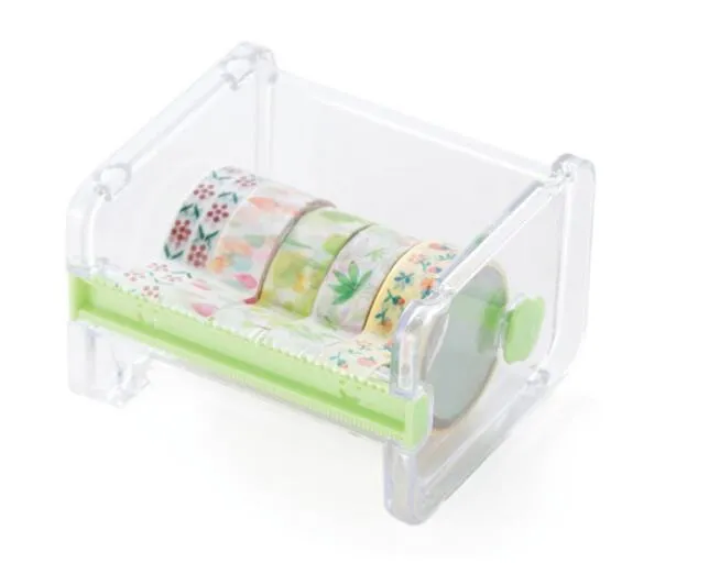 Popular Stationery Masking Tape Cutter Washi Tape Storage Organizer Cutter Office Tape Dispenser Office Supplies XB1