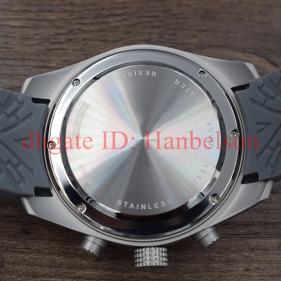 NEW Sports men 6612 Multifunctional chronograph Quartz watch Titanium shell Rubber strap Small dial work Fashion male WristWatch1851