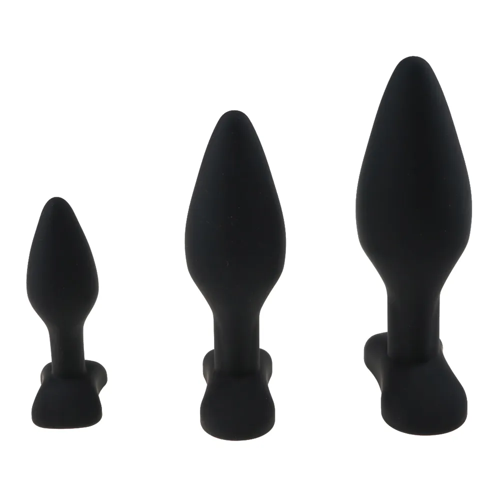 3 Taille Plug Anal Silicone Butt Plug Grande Énorme Perle Anale Sex Toys pour Femmes Plug Anal Unisexe Jouets Érotiques Produits de Sexe pour Hommes D18111502