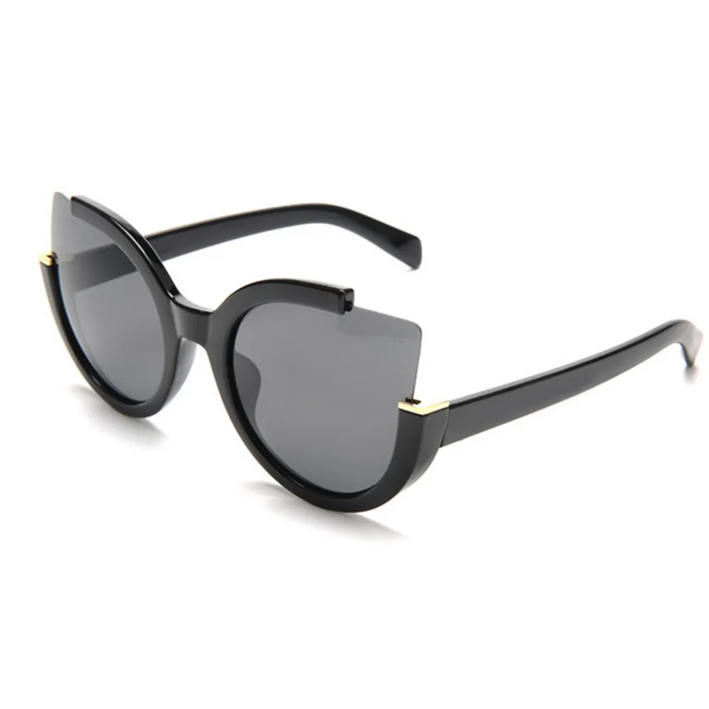 477 Lunettes de soleil UV400 Protection Resin Lens Half Frame Sun Glasses Eyewear Fashion Accessoires pour les lunettes Gift Party2637