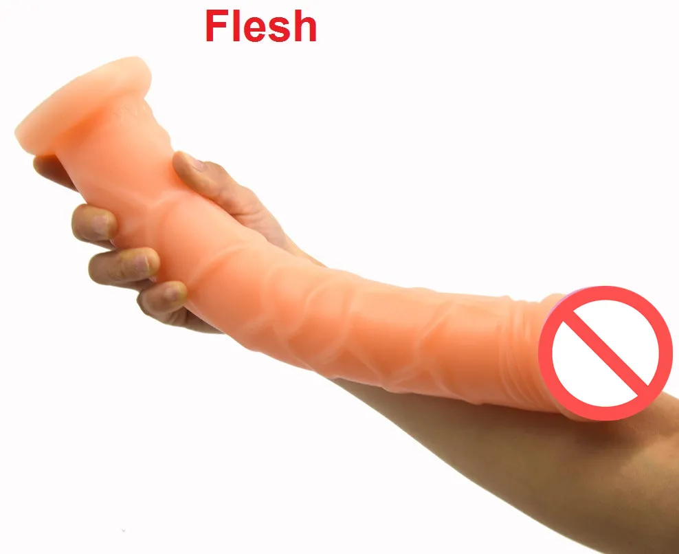 Realistic 33cm longo dildo com ventosa pênis artificial pau vagina plug g ponto estimular fêmea masturbação brinquedo sexual para mulheres 5 c