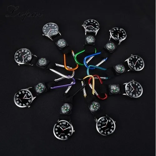 Lvpai célèbre marque hommes montres haut de gamme sac de luxe horloge montre-bracelet à Quartz en acier inoxydable boussole grimpeur montre de Sport LP1832160