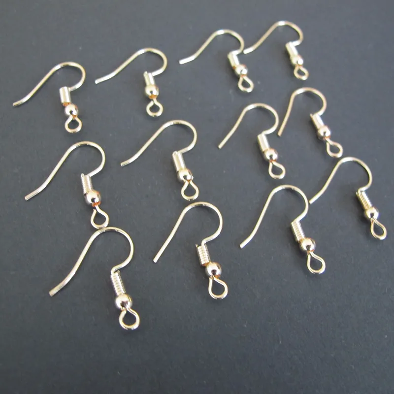DIY Earring Parts Earrings Clasps Hooks Findings Component DIY Jewelry Making Accessories Alloy Hook Ear Wire Jewelry Wholesale