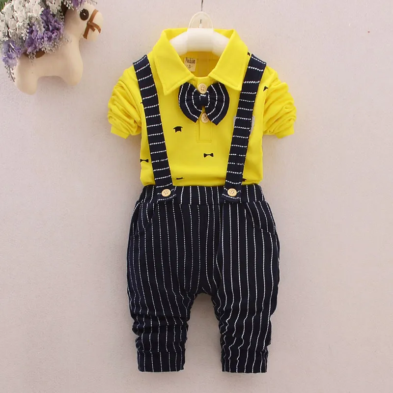 Costume de smoking formel de mariage pour bébé garçon, chemise et pantalon pour homme avec nœud papillon, tenue pour nouveau-né, écharpe pour bébé garçon