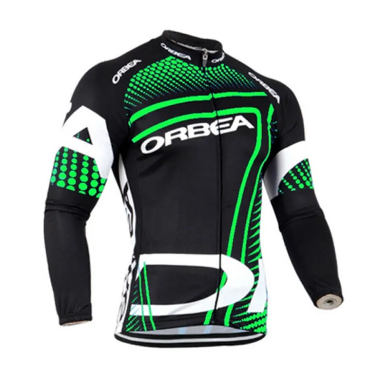 orbea pro team Long Sleeve Cycling Jersey Mens mountain Bike shirt racing Clothing breathable MTB bicycle tops outdoor sports unif259S