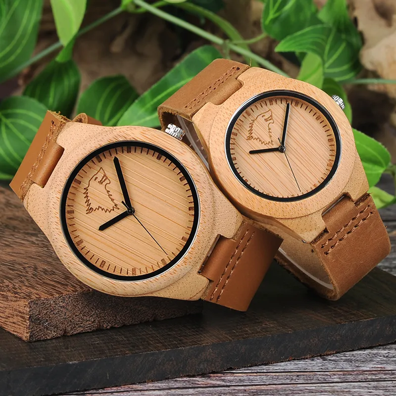 BOBO BIRD Coppia orologi con movimento al quarzo in legno fatti a mano Moda donna Orologio di design di marca superiore uomo con batteria3398