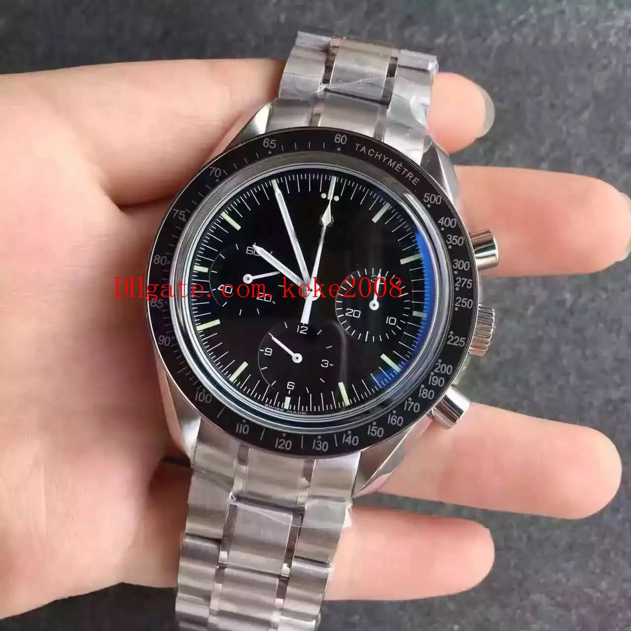 Luxury Wristwatches Edition 3570 50 00 42mm Swiss Eta Movement Luminescent rostfritt stål Automatiska mekaniska män Watch WA336G