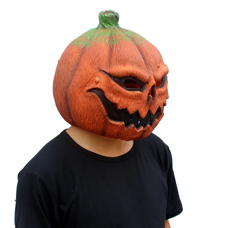 Pumpkin Mask Scary Full Face Halloween New Fashion Costume Cosplay Decorations Party Festival Funny Mask for Women Men2446