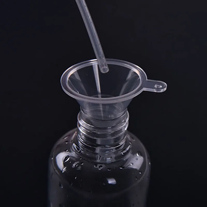 Mini küçük huniler sıvı şeffaf parfüm sıvı esansiyel yağ doldurma boş şişe paketleme mutfak bar yemek aracı wx9-328298w