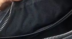 Sac Kasai en cuir véritable noir gris à carreaux marron mono poignets de paume avec sacs à main pour hommes pochette pour femmes toile sacs de toilette 254O
