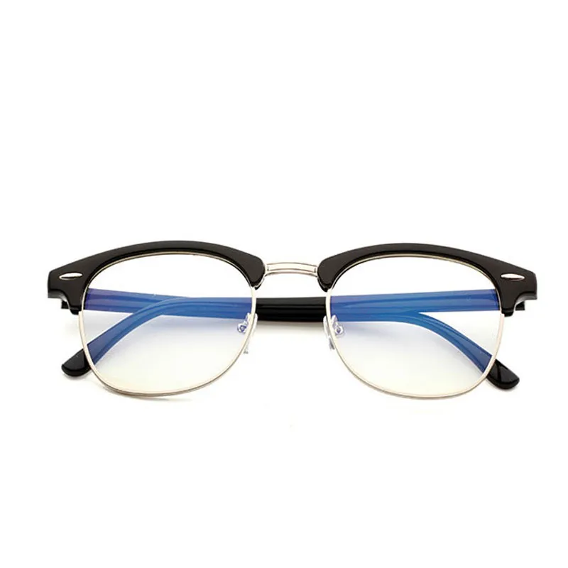 Marque Anti lumière bleue lunettes de lecture lunettes de Protection titane cadre ordinateur lunettes de jeu pour femmes hommes clair eyegla273h